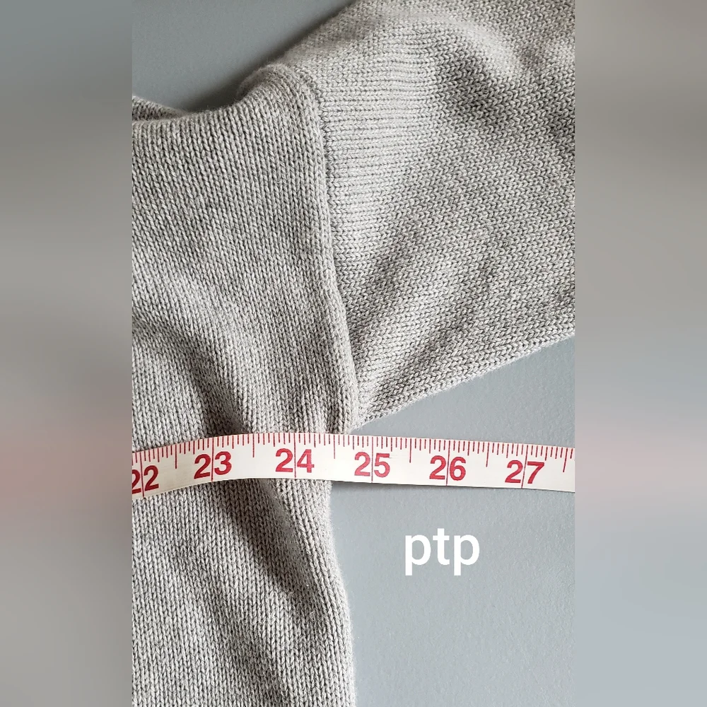 Lululemon Bhakti Reality Short Sleeve Knit Sweater Heathered Medium Gray Size 8